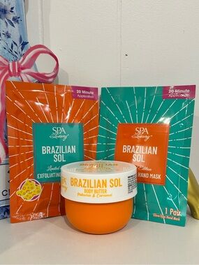 Brazilian Sol Body Butter & Hand & Foot Treatments - Set of 3